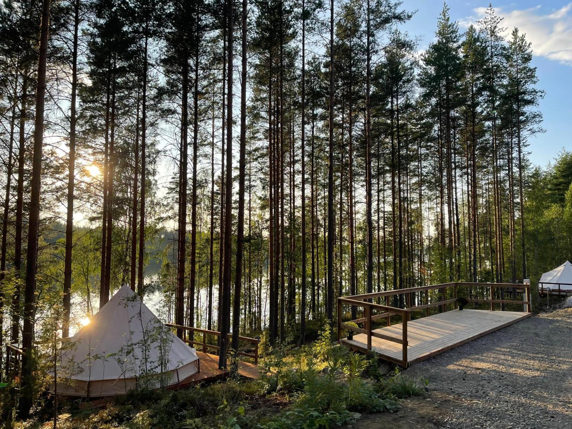 Alaska Glamping Linnansaari Роскошный шатер